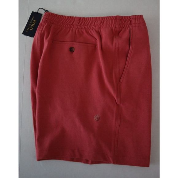 Polo Ralph Lauren 710842624017 Men's Sz XL Red 6" Polo Prepster Mesh Shorts $80 - Picture 9 of 10
